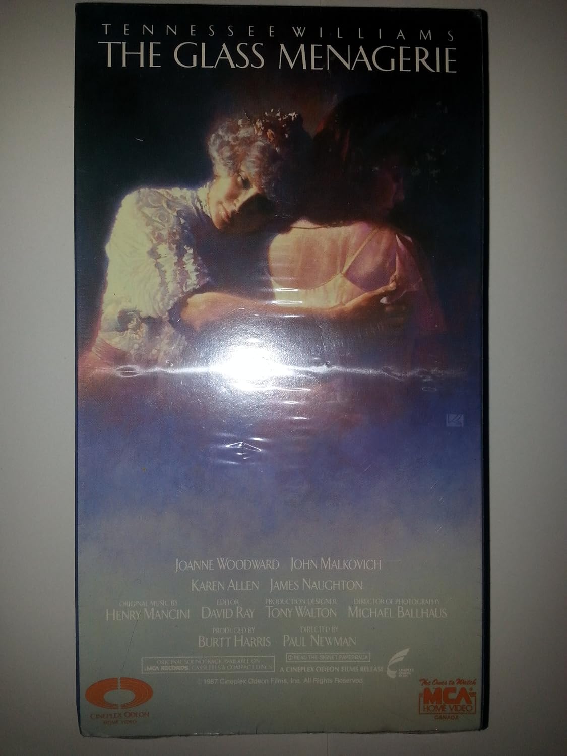 Glass Menagerie [VHS] Joanne Woodward, John Malkovich, Karen Allen, James Naughton