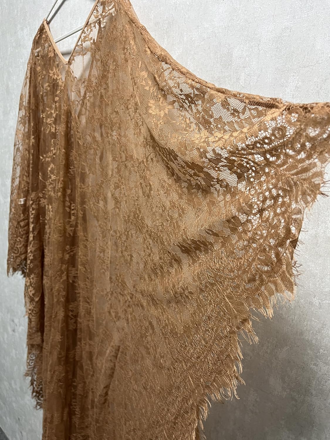 Swimsuit Cover Up Women plus size sheer see through sexy lace Kimono
