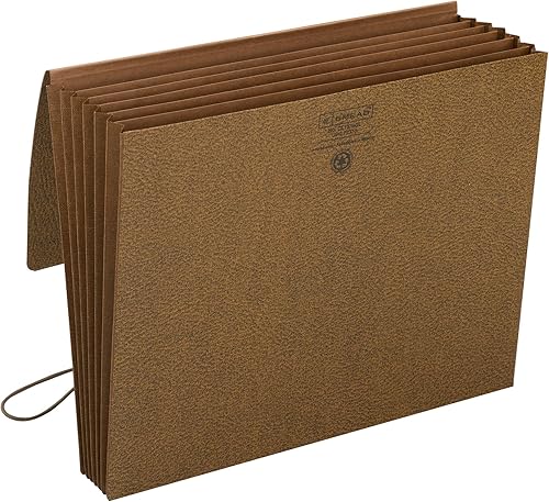 Miniatura 12 de Smead Cartera de archivo expandible clásica con solapa y cierre de cordón, expansión de 5-1/4", tamaño legal, cuerda roja, 10 por caja (71376)