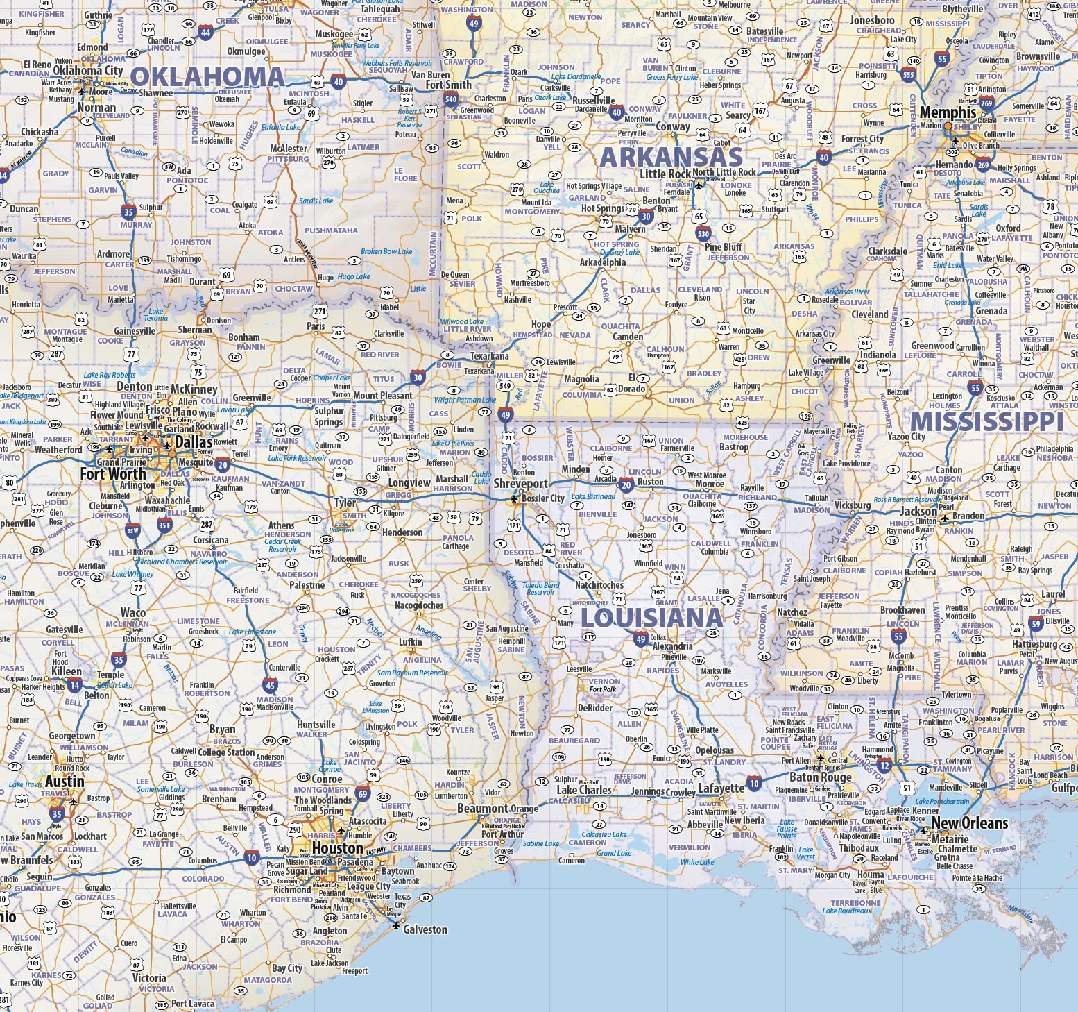 El Mapa Central Florida Attractions Map | Printable Maps Central Florida  Laminated Wall Map (52wx42l 2, image size:1554x1458