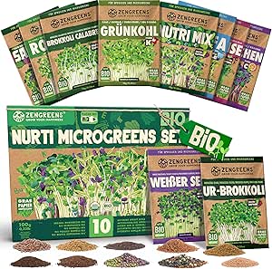 ZenGreens® BIO Kiemkracht set incl. kiemzaden, Kiemschaal & videocursus