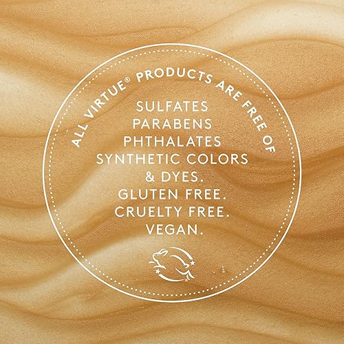 Miniatura 7 de VIRTUE Champú deslatado, tónico de color natural, ilumina y revitaliza todo el cabello tratado con color, ColorKick, 8 onzas líquidas