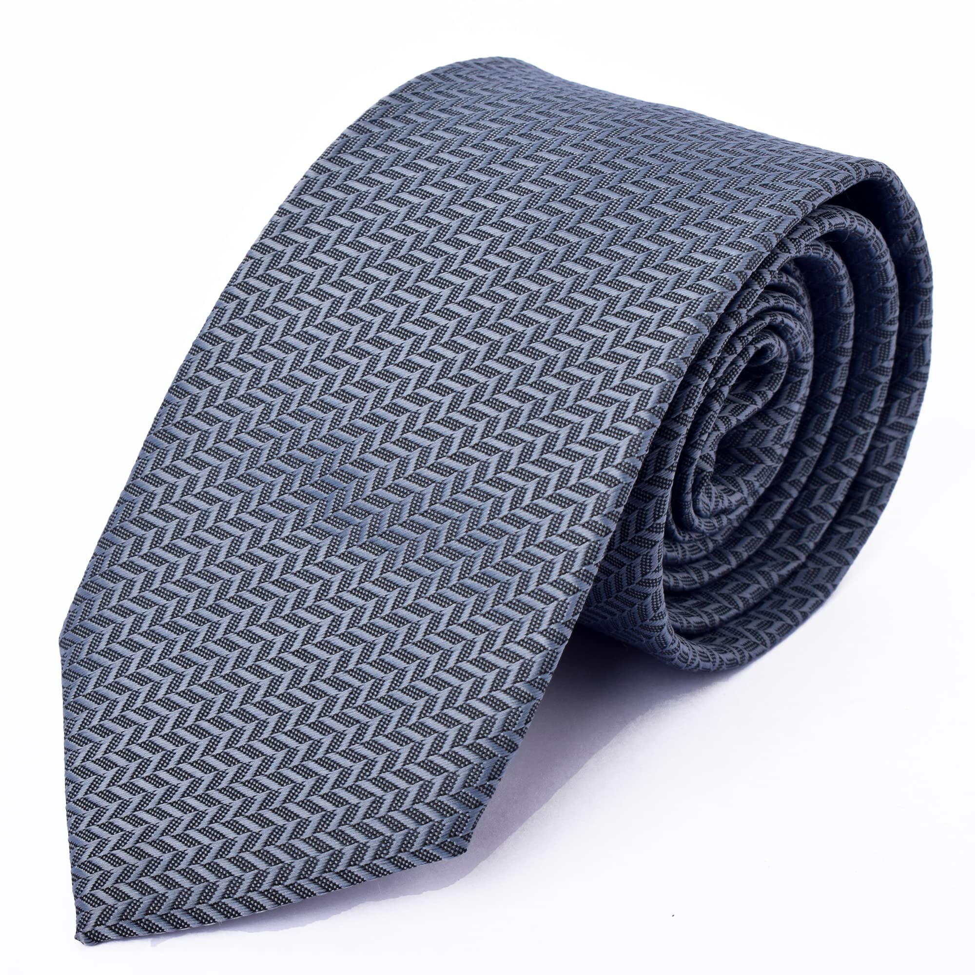 neuroclub Neuro Club Neck Tie Microfiber Silk Self Design Formal/Casual Necktie For Men-picture-43