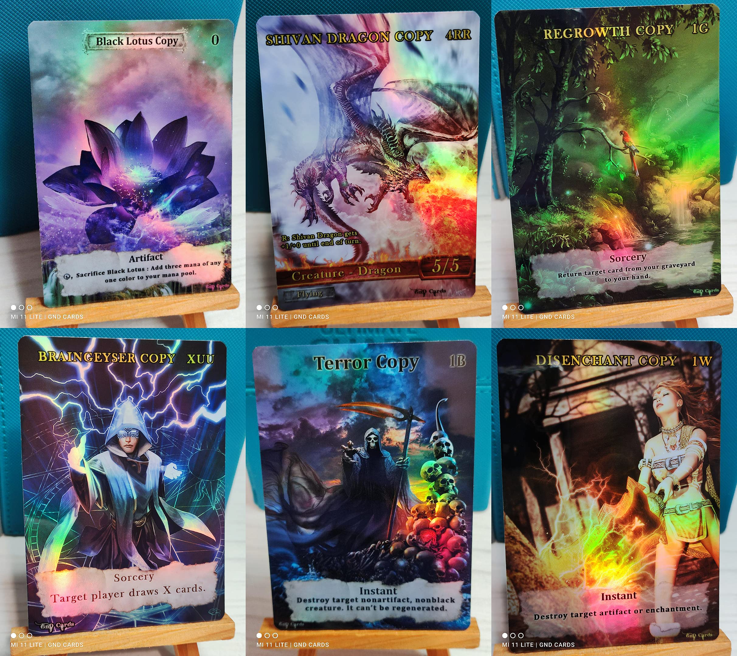 Amazon.com: GnD Cards Garth One-Eye FOIL Complete Token Pack Custom Altered  : Toys & Games