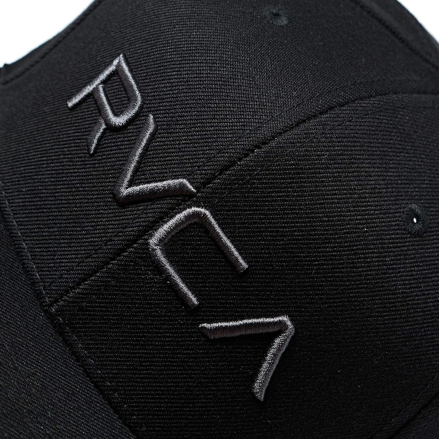 RVCA Men's Twill Snapback Hat, Black/Charcoal, One Size