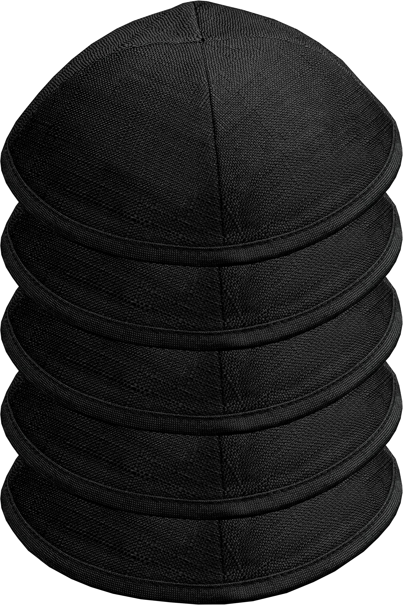 Pack of 5-Pcs - Hq Satin/Linen/Velvet/Raw Silk/Suede Kippah for Men, Yamaka Hat Designed in Israel - Kippot Bulk