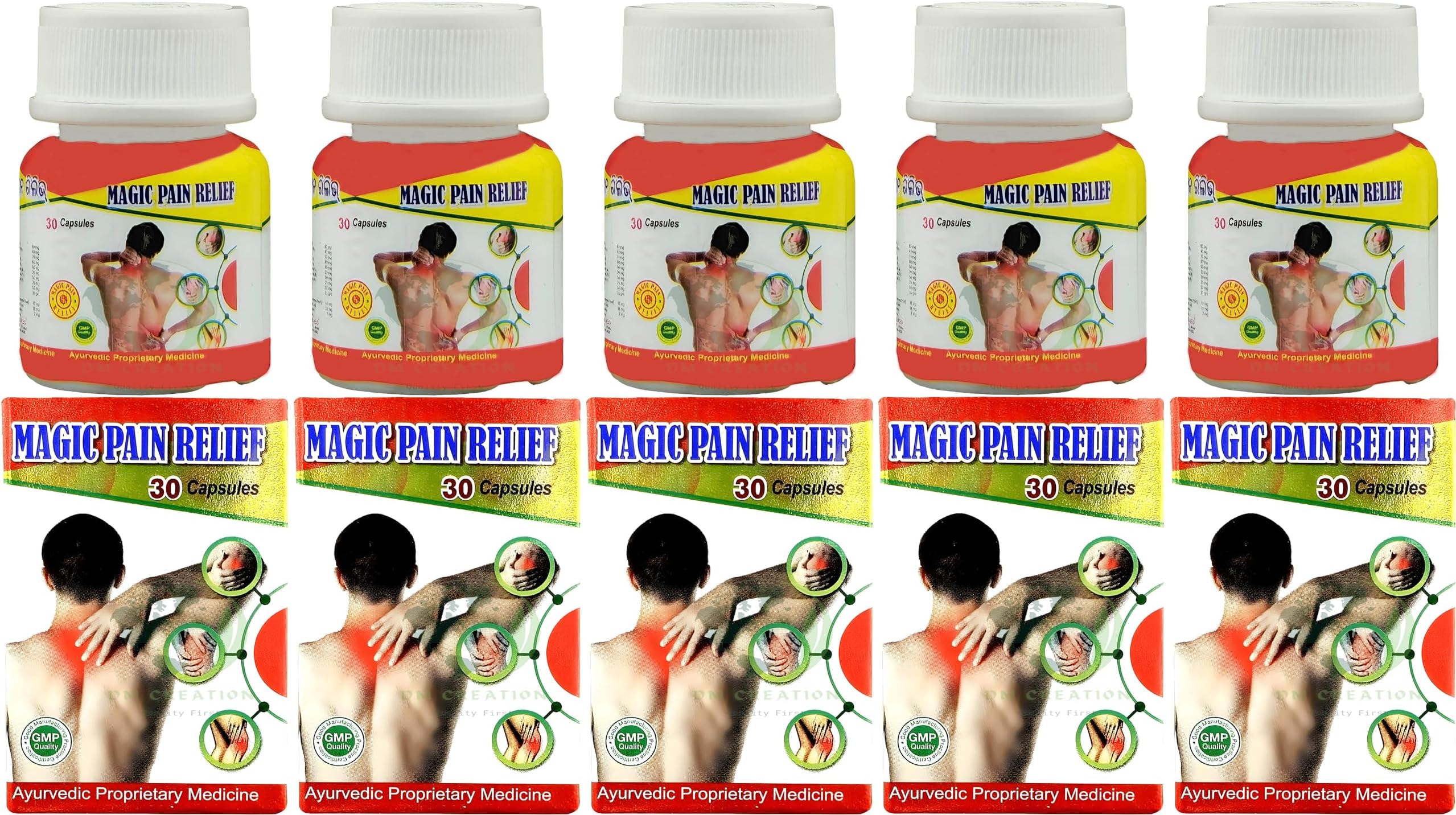 MAGIC PAIN RELIEF 30 CAPSULE (Pack of 10)
