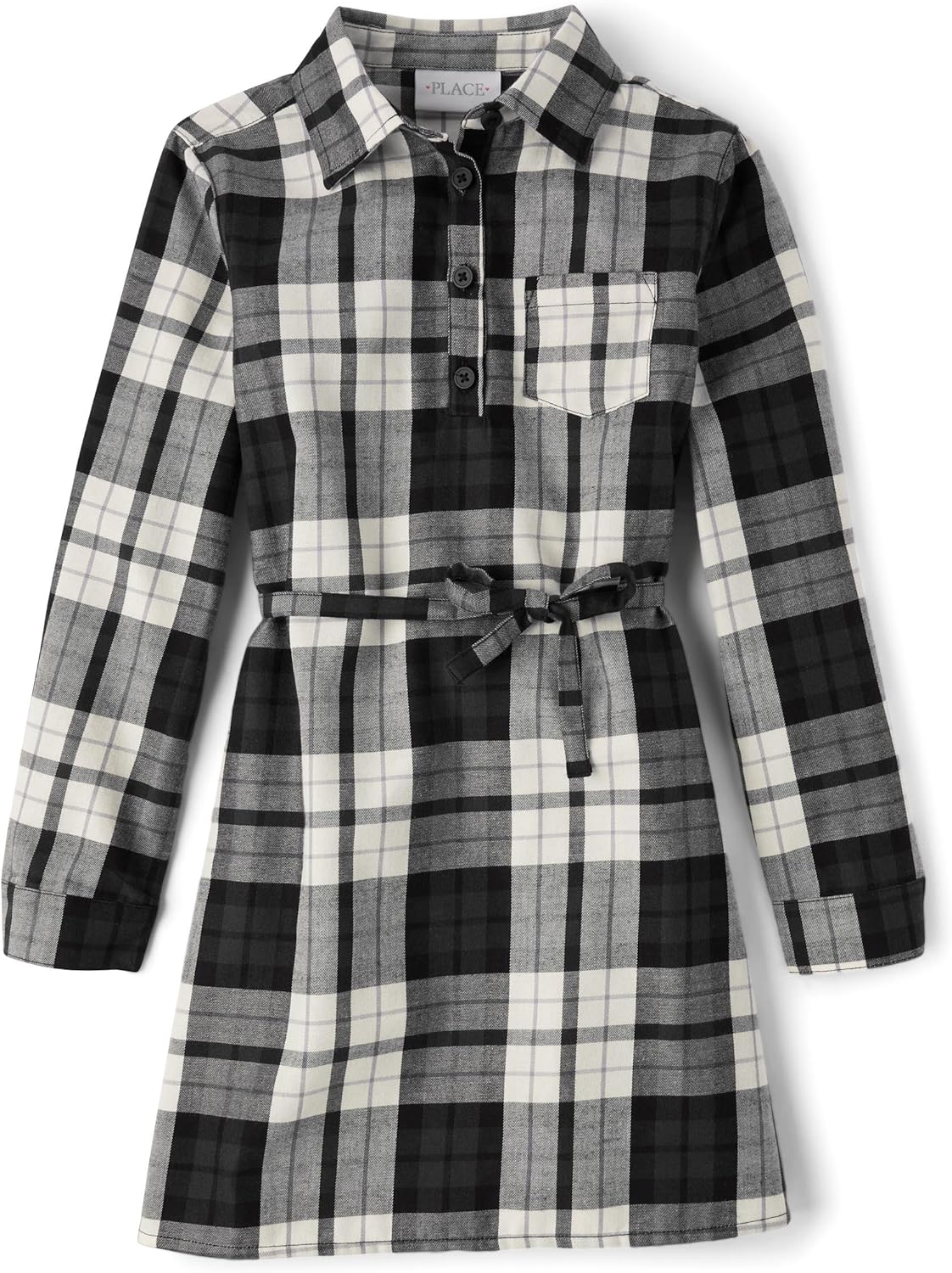 The Children's Place Big Girls' Long Sleeve Casual Dress