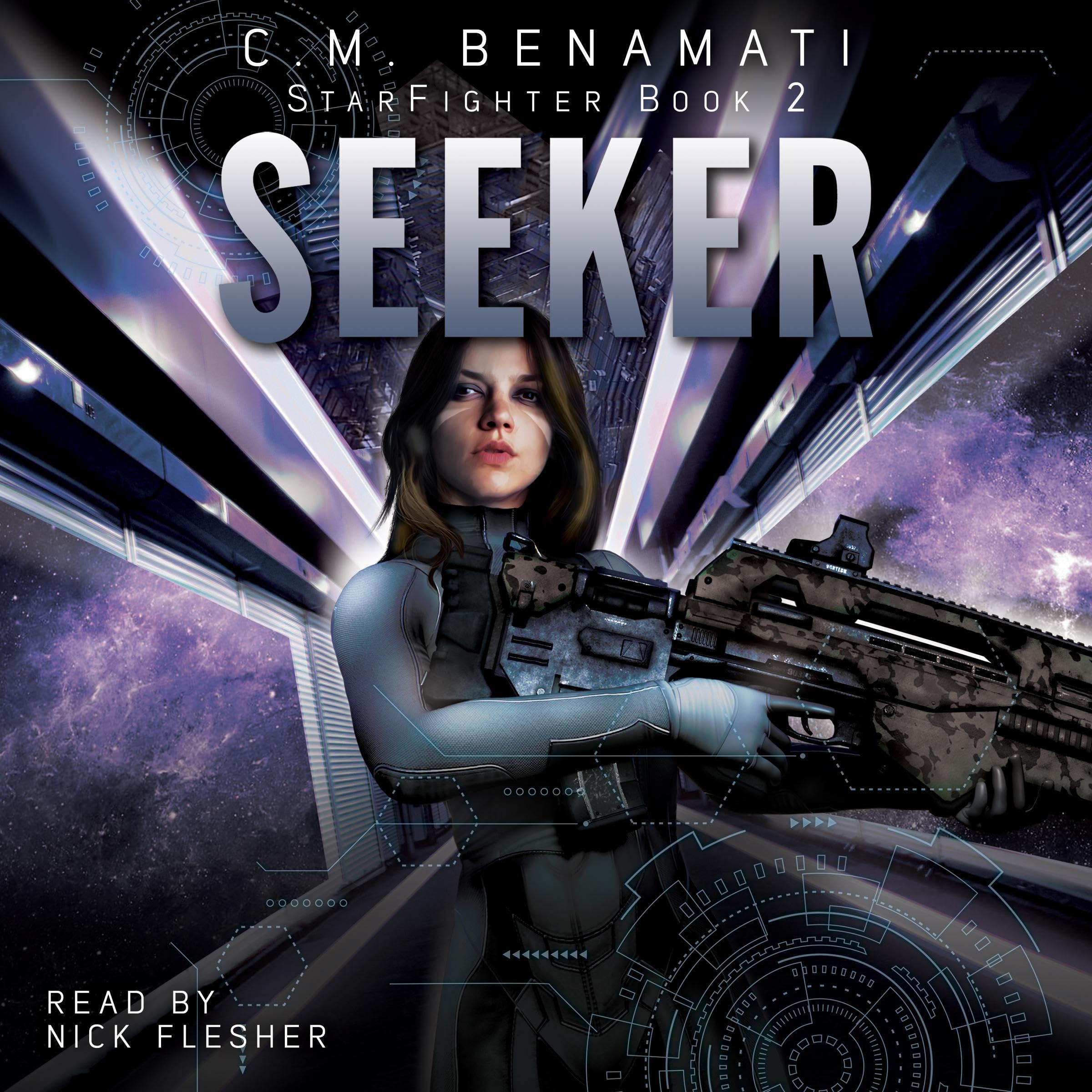 Cover art for Seeker: Beyond Human (StarFighter, Book 2)