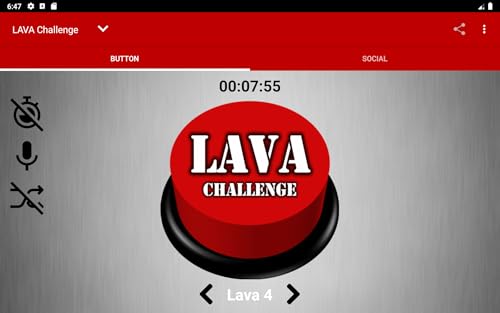 Lava Challenge Button