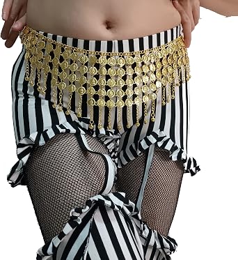Women's Belly Dance Tower Shape Metal Hip Scarf