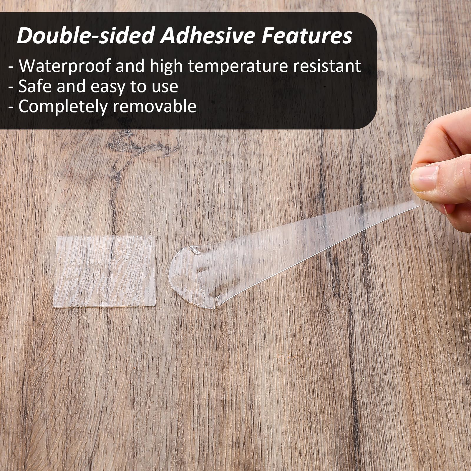 Molain Lot de 80 grands pastilles adhésives double face - Pour photo - 40 mm - Transparent - Pour poster, ballon, papier, fournitures de bureau, bricolage