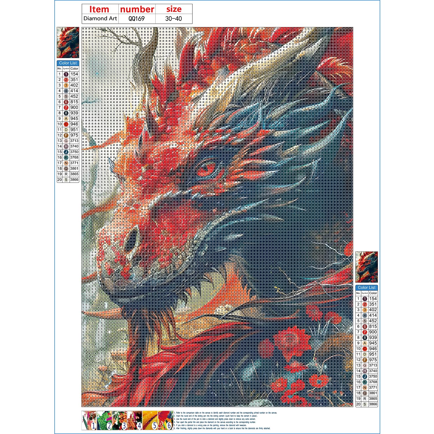 QQYRHN 5D Diamond Painting Kit „Adler“ – DIY Diamantbild Zum Entspannen, 30x40 Cm