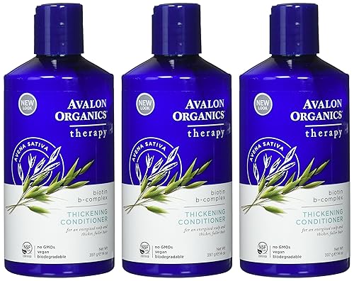 Miniatura 2 de Avalon Organics Acondicionador espesante, 14 onzas (paquete de 3)