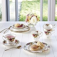 Vista 4 de Royal Albert Old Country Roses - Taza, diseño de rosas