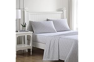 Laura Ashley - Indulge in Serene Slumbers with our Emogene Purple Floral Sheets