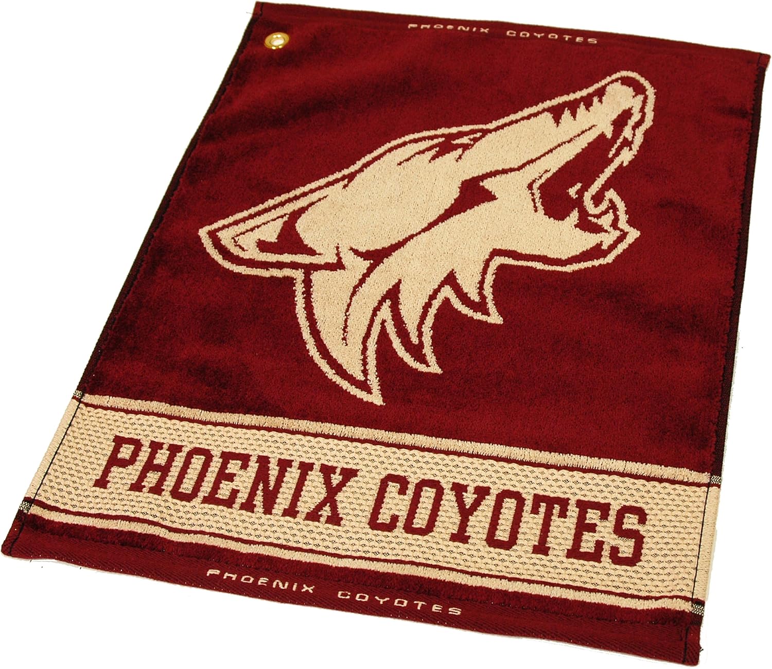 Team Golf NHL Arizona Coyotes Jacquard Woven Golf Towel