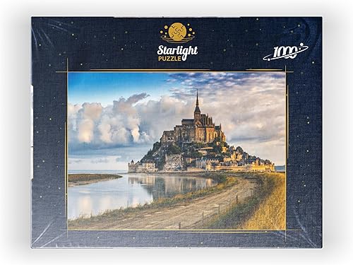 Miniatura 8 de MyPuzzle Morning View of Mont Saint-Michel France - Rompecabezas prémium de 1000 piezas para adultos