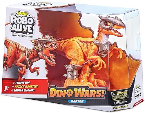 Vista 2 de United Pacific Designs 7133: Zuru Robo Alive Dino Wars Raptor - Serie 1