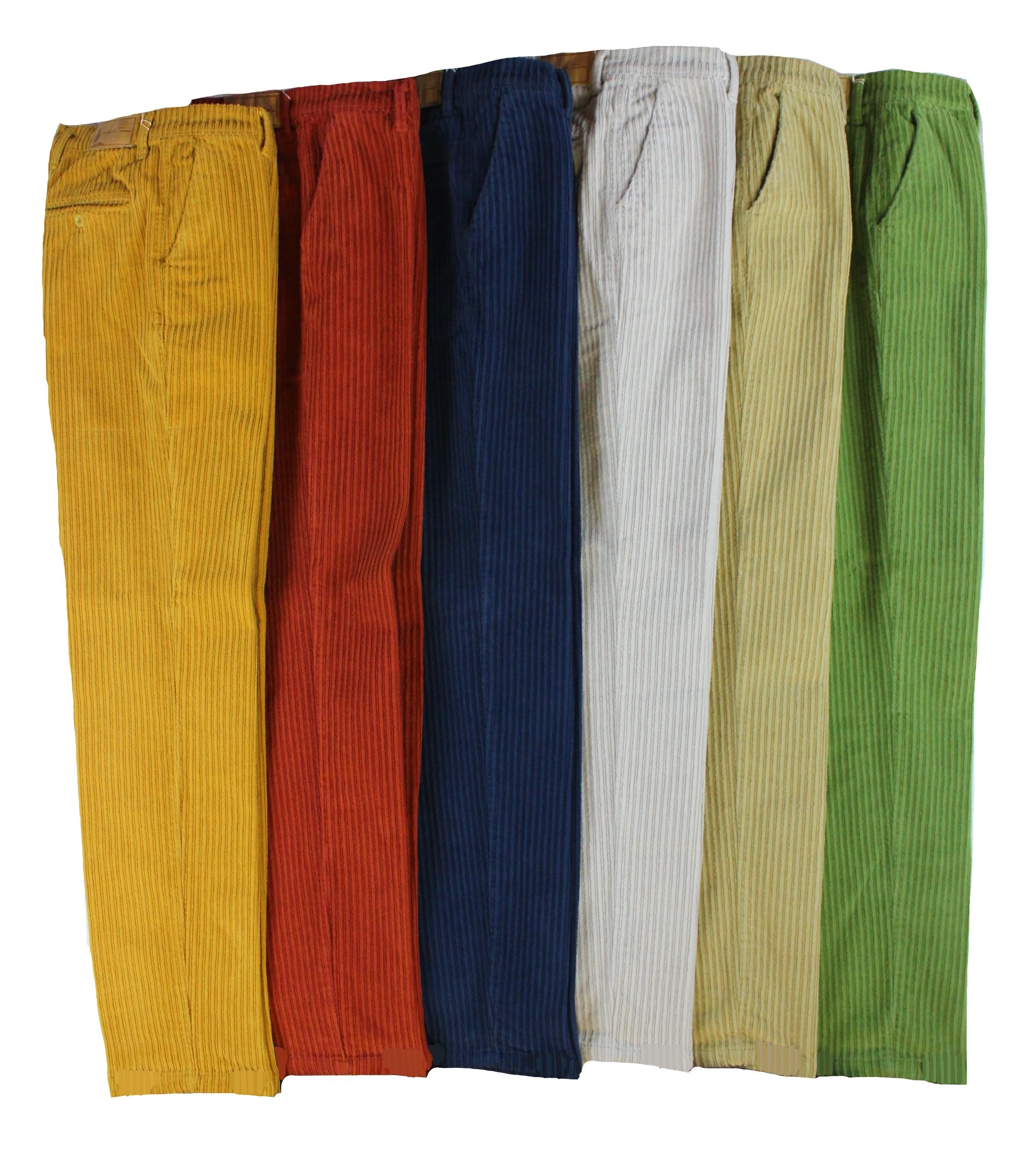 Pantaloni Uomo Classici in Velluto Rocciatore, Pantaloni Chino Uomo Eleganti e Comodi Made in Italy, vestibilità Perfetta con Vita Regolare, Gamba Dritta, 98% Cotone, 2% Elastane