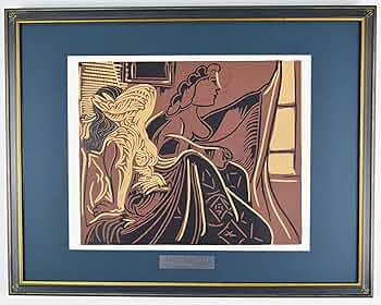 パブロ・ピカソ、【DEUX TETES D'HOMMES DE PROFIL】 パブロ・ピカソ、【DEUX TETES D'HOMMES DE PROFIL】 パブロ・ピカソ