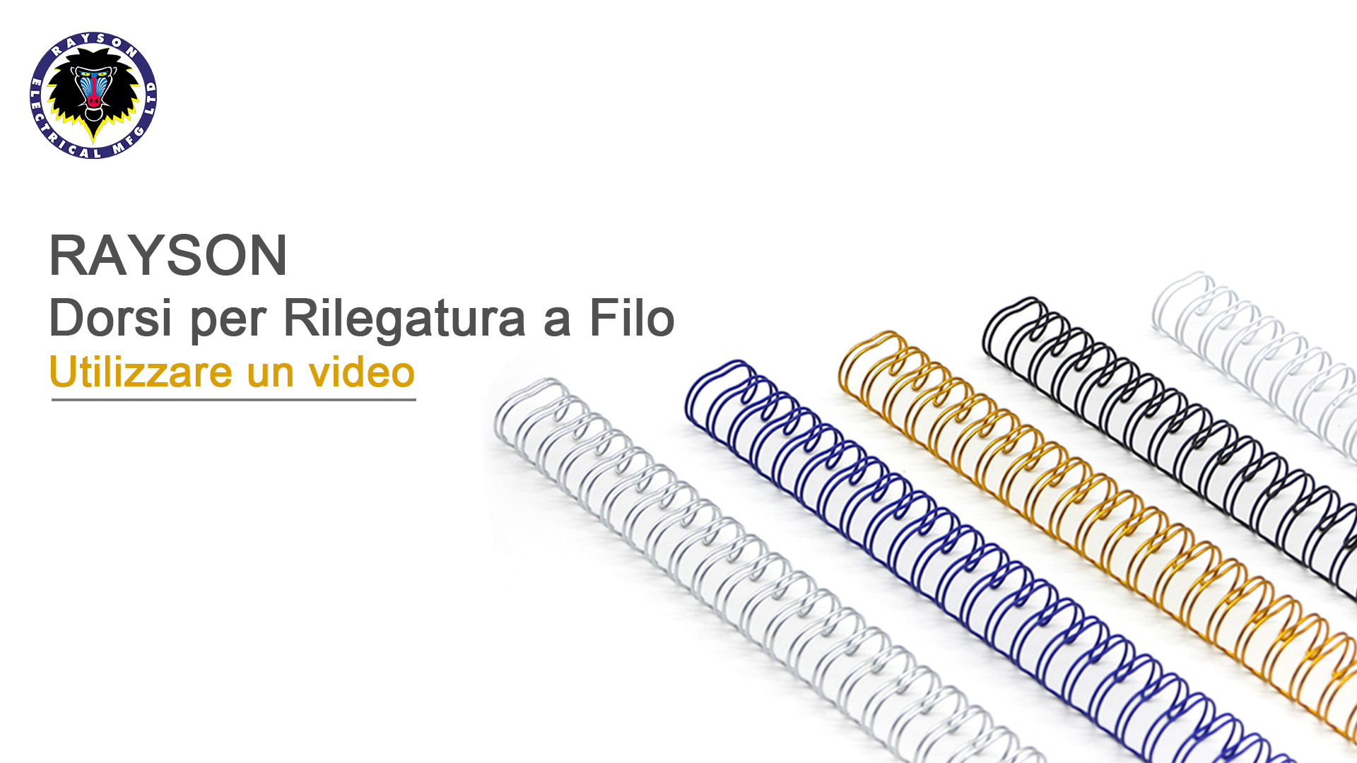 RAYSON Dorsi Per Rilegatura A Spirale | 34 Anelli, Passo 3:1 | 100 Pezzi Multicolore A4 - Foto 5
