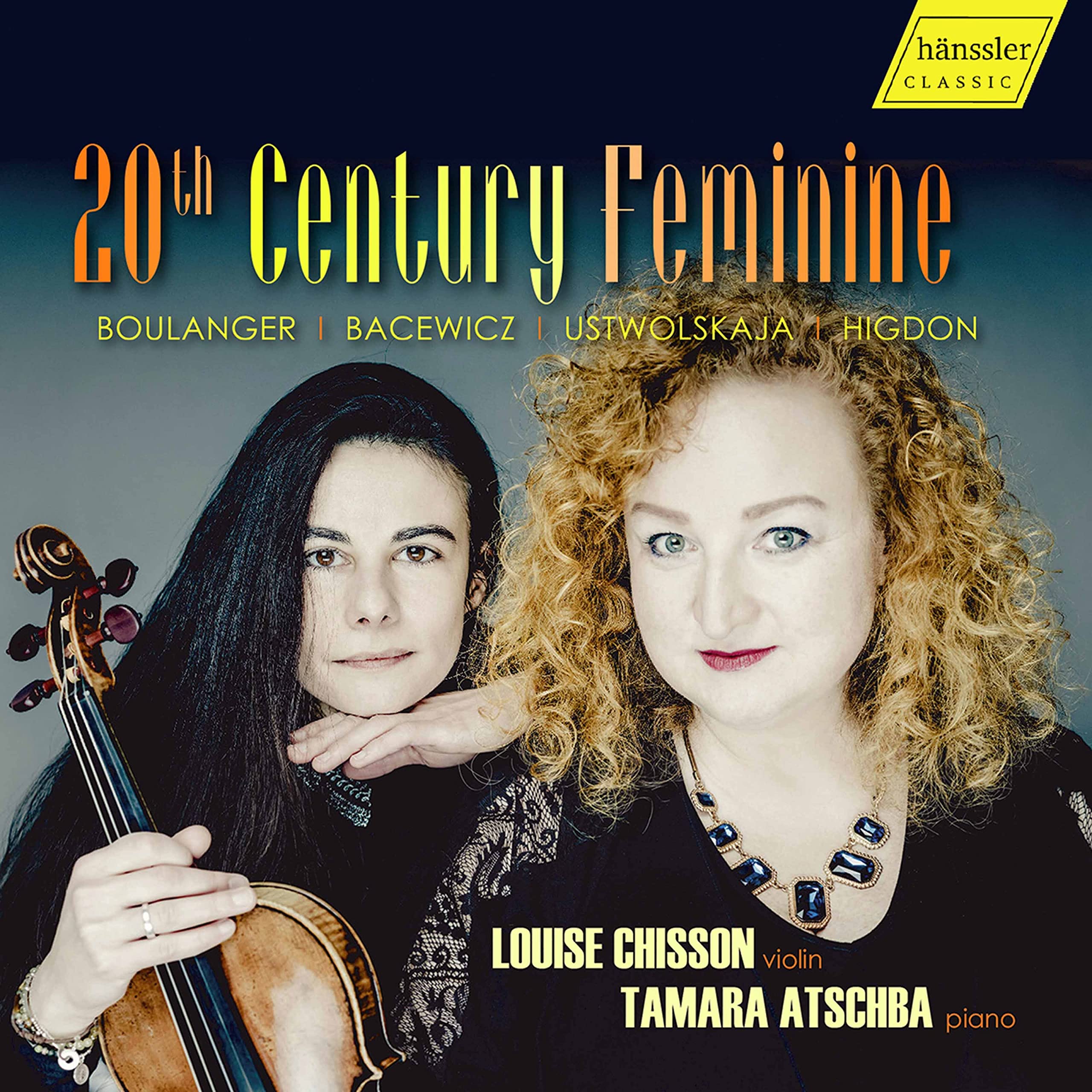 Lili Boulanger, Grazyna Bacewicz, Galina Ustwolskaja, Jennifer Higdon