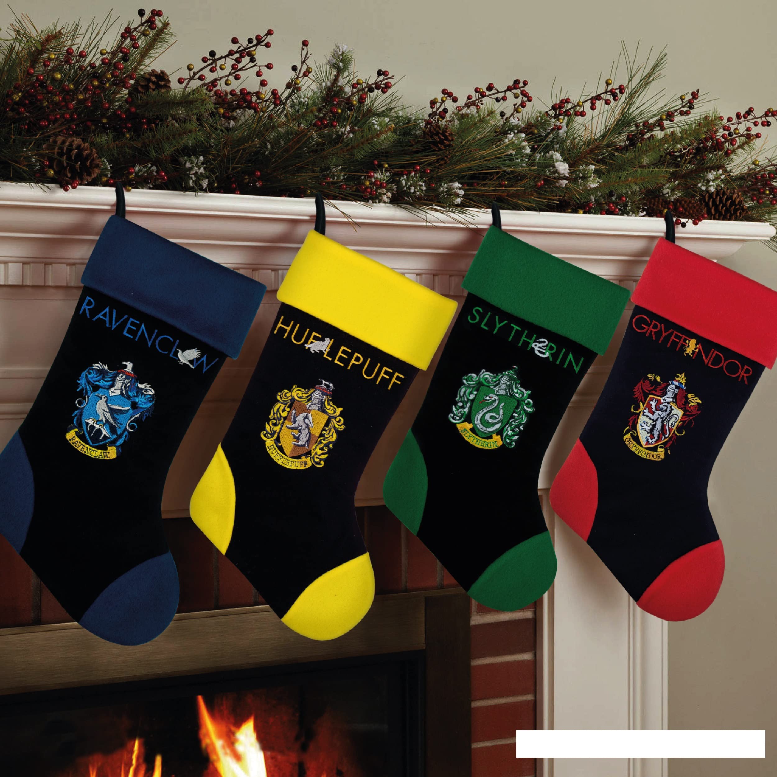 Cinereplicas Harry Potter - Świąteczne pończochy Slytherin - Oficjalna licencja