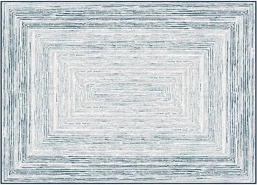 Miniatura 710 de Phantoscope Vintage Collection - Alfombra de área de 8 x 10 pies, alfombra grande para sala de estar, lavable, bohemio, antideslizante