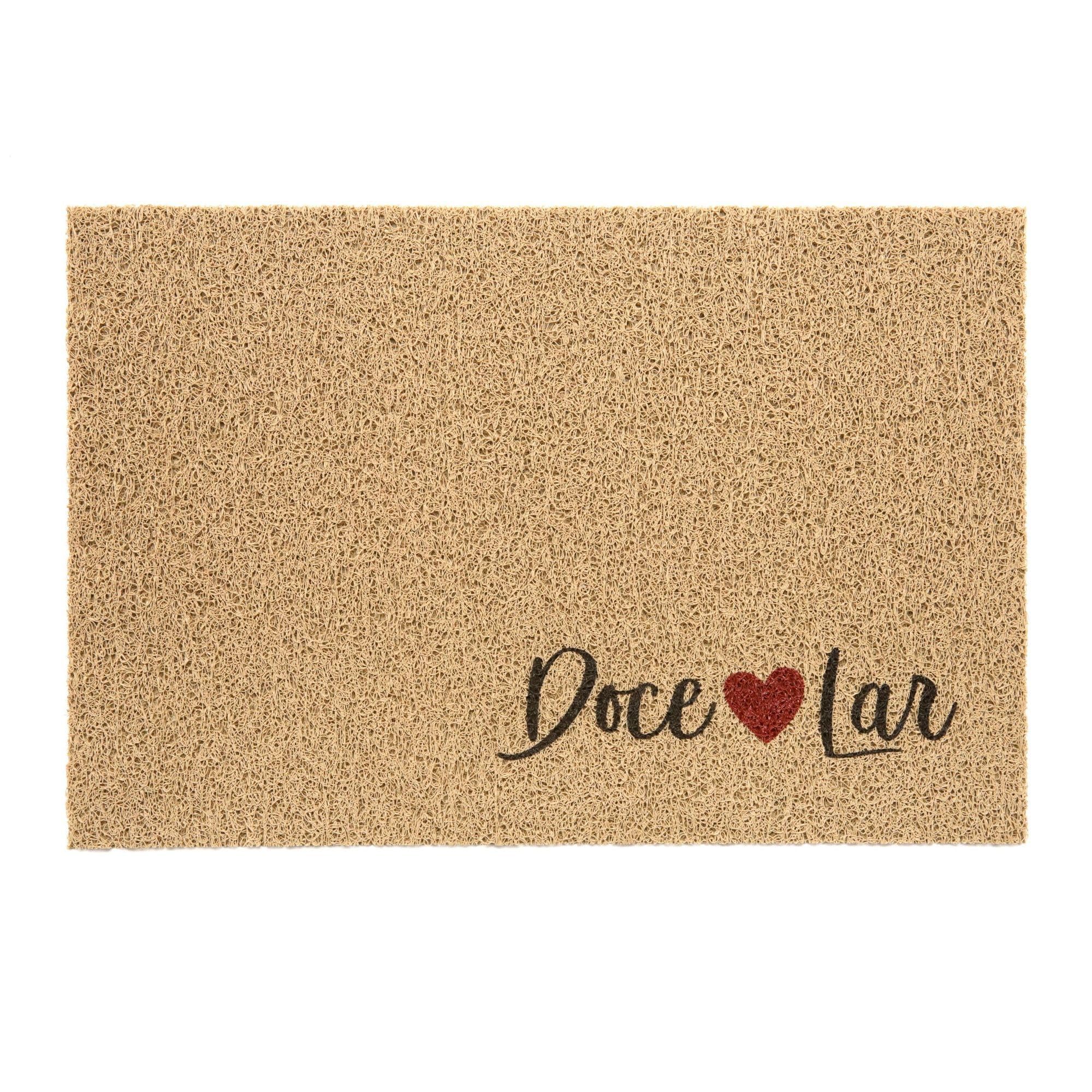 Capacho Vinil Super Print Doce Lar 40cmx60cm Kapazi