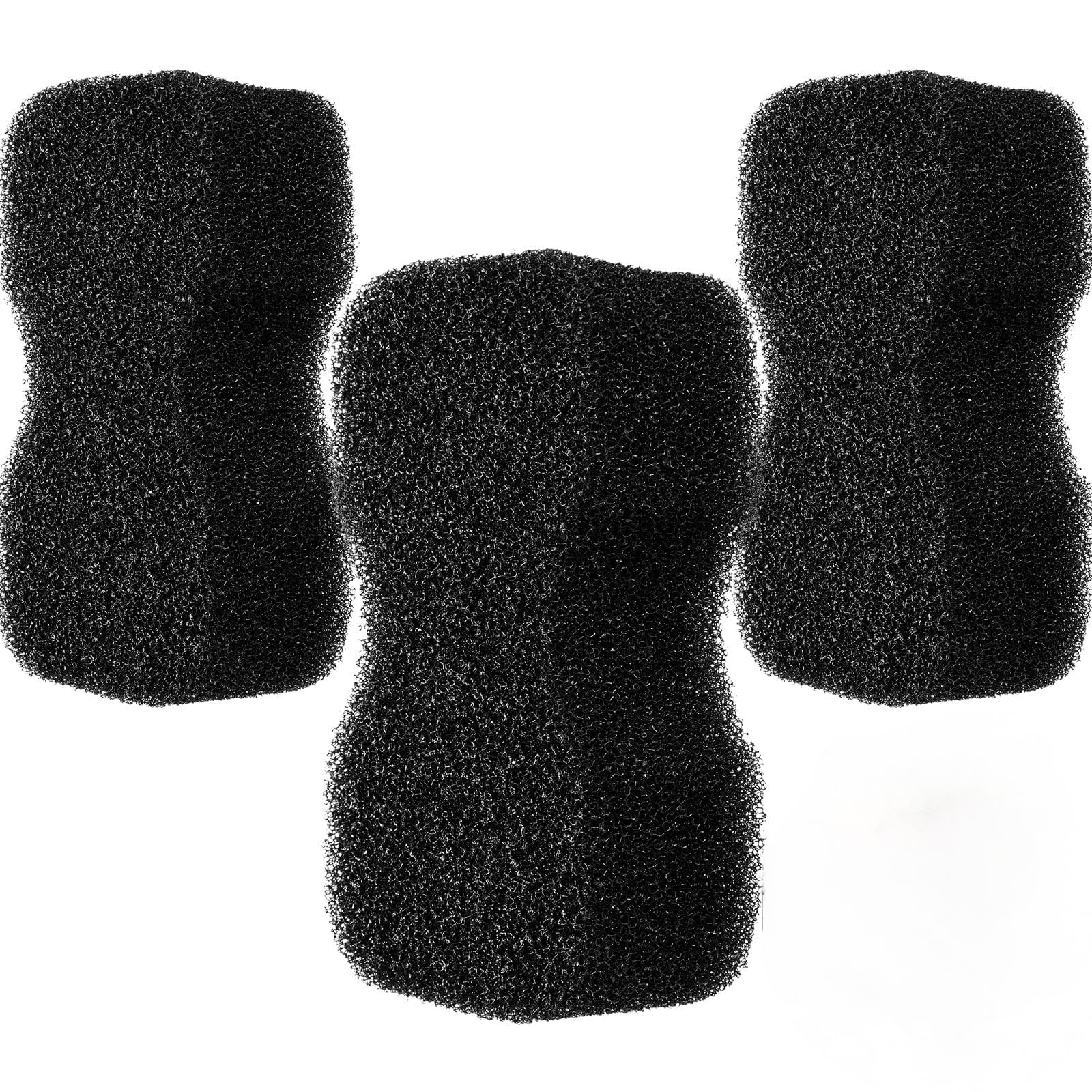 Horse Grooming Kit - 3 Pcs Black Sponges for Cleaning Massaging, and Bathing, Large Size, Soft and Durable, Perfect for Horse Care
