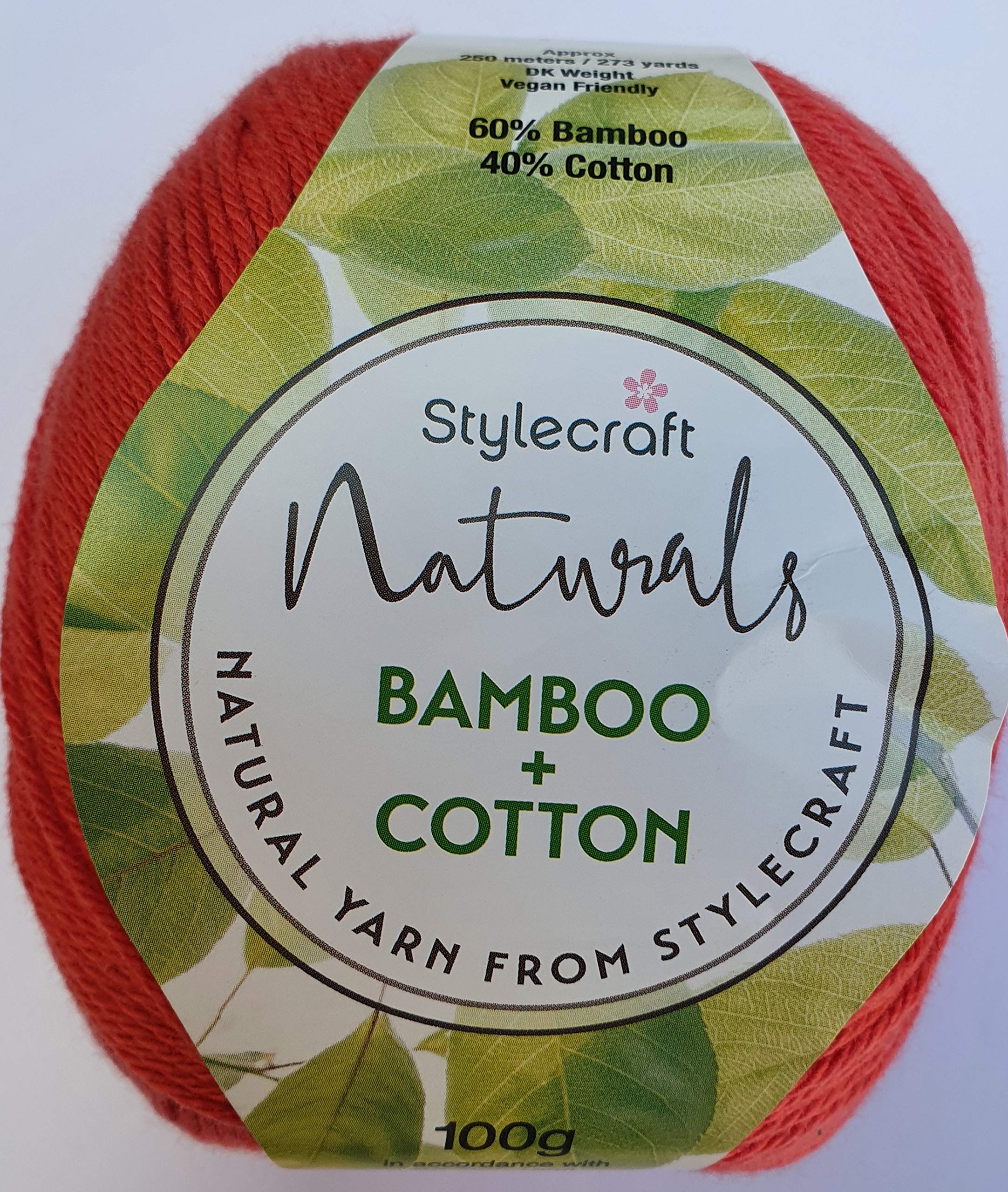 Stylecraft 2997135 Naturals Bamboo Cotton Azalea (7135) Yarn - 100g