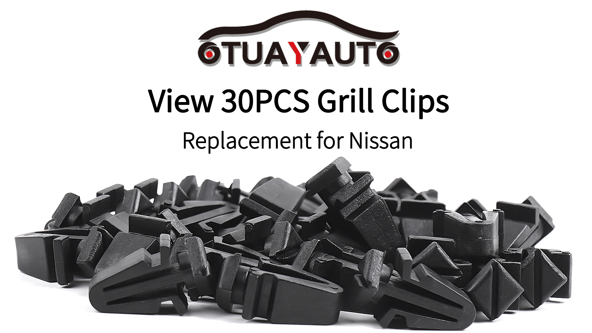 Amazon.com: OTUAYAUTO 30Pcs 76882-0M060 Black Grill Clips