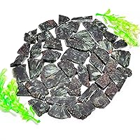 Vista 11 de Natural Yaxaite Raw Slice Gemstone- Healing Crystals for DIY Jewelry Making -Loose Natural Cabochon -Perfect for Crafting Unique Jewelry Designs