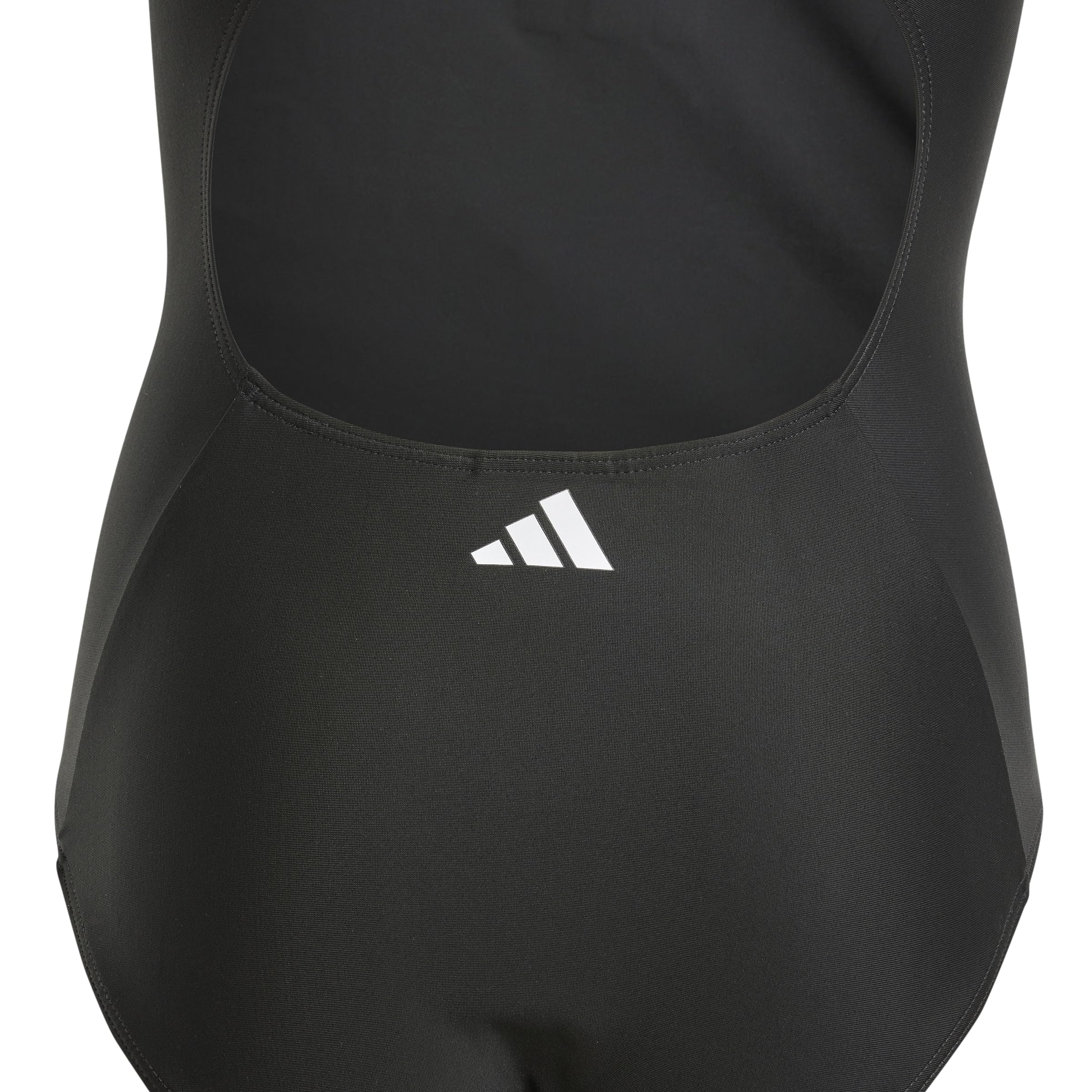 adidas Dziewczynki 3-Stripes Swimsuit Kids Swimwear, Black/White, 11-12 Years
