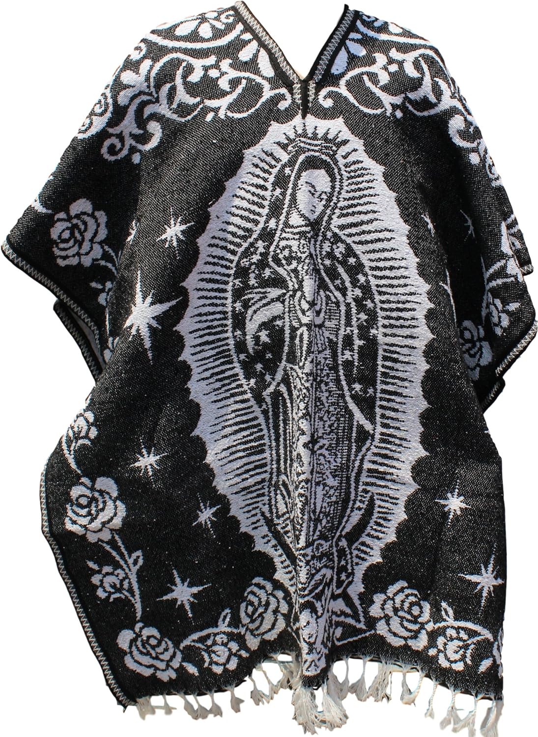 Comercio MX auténtico Super Heavy mexicano Poncho manta Reversible fabricado en México (diseño y color a elegir)