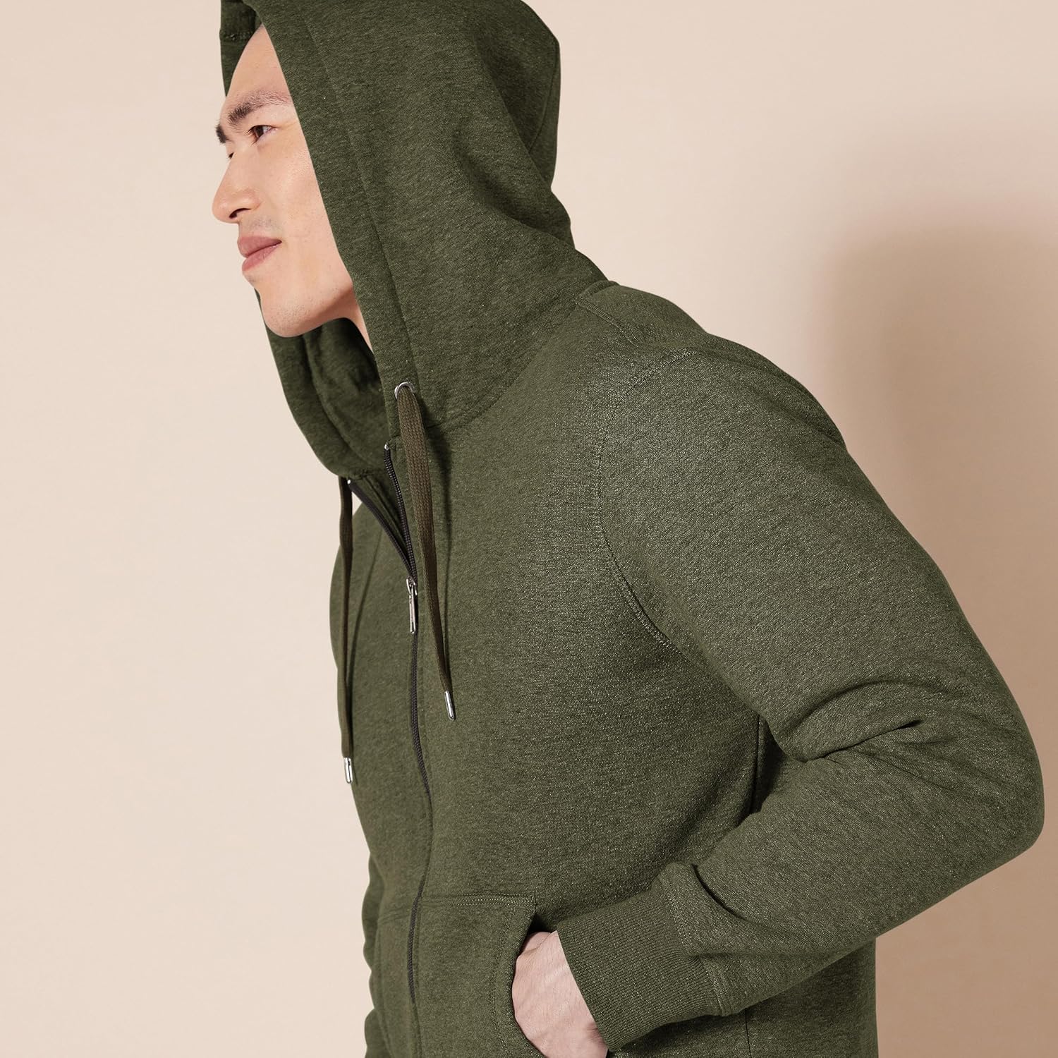 Amazon Essentials Men's Full-Zip Fleece Hoodie (Available in Big & Tall) - Image 4