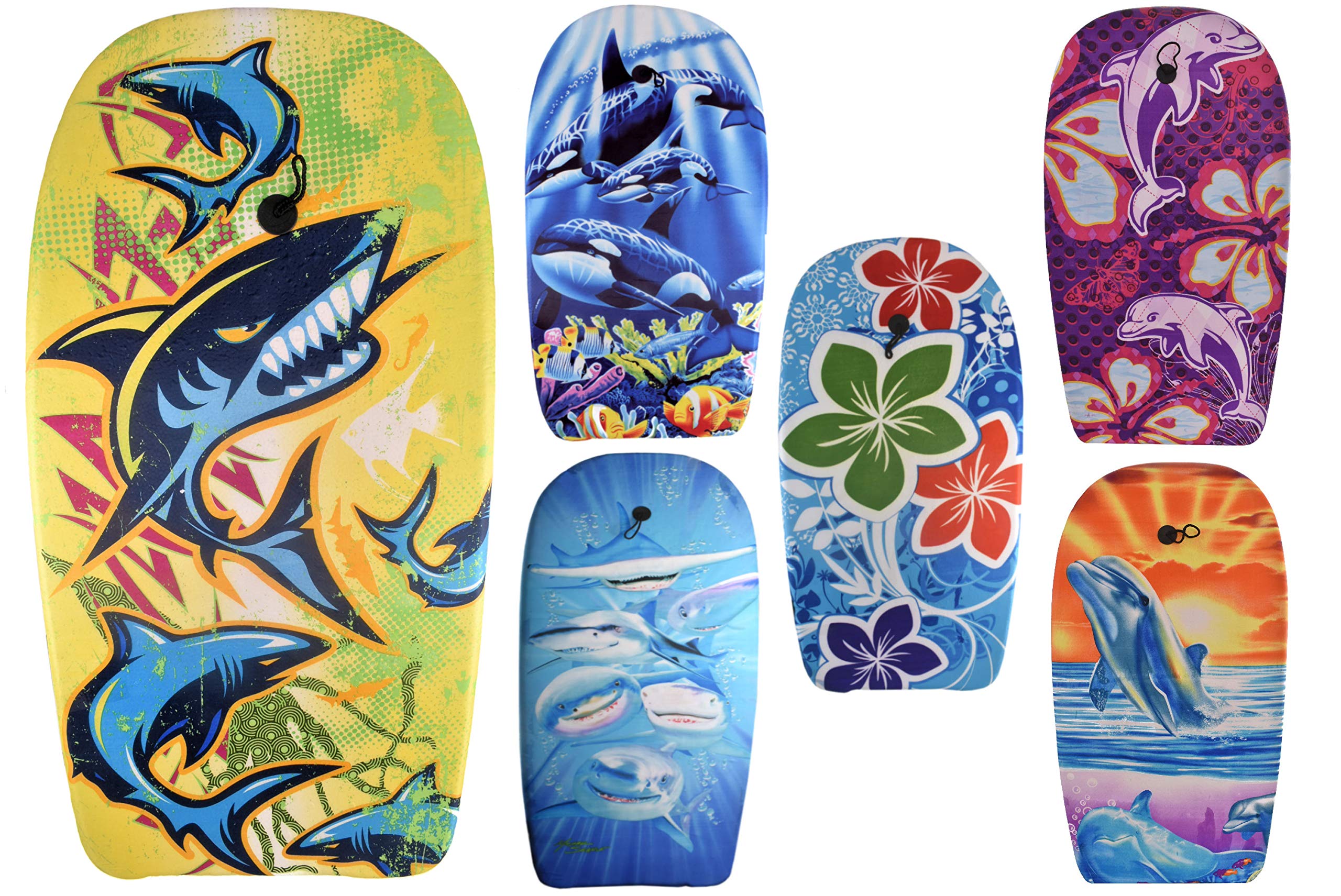 KandyToys TY2895 33" Eps Bodyboards 6 Assorted Designs