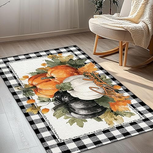 Miniatura 5 de Alfombra de otoño personalizada Alfombra de interior y exterior para porche, entrada, sala de estar Nombre personalizado pasillo pasillo Regalos