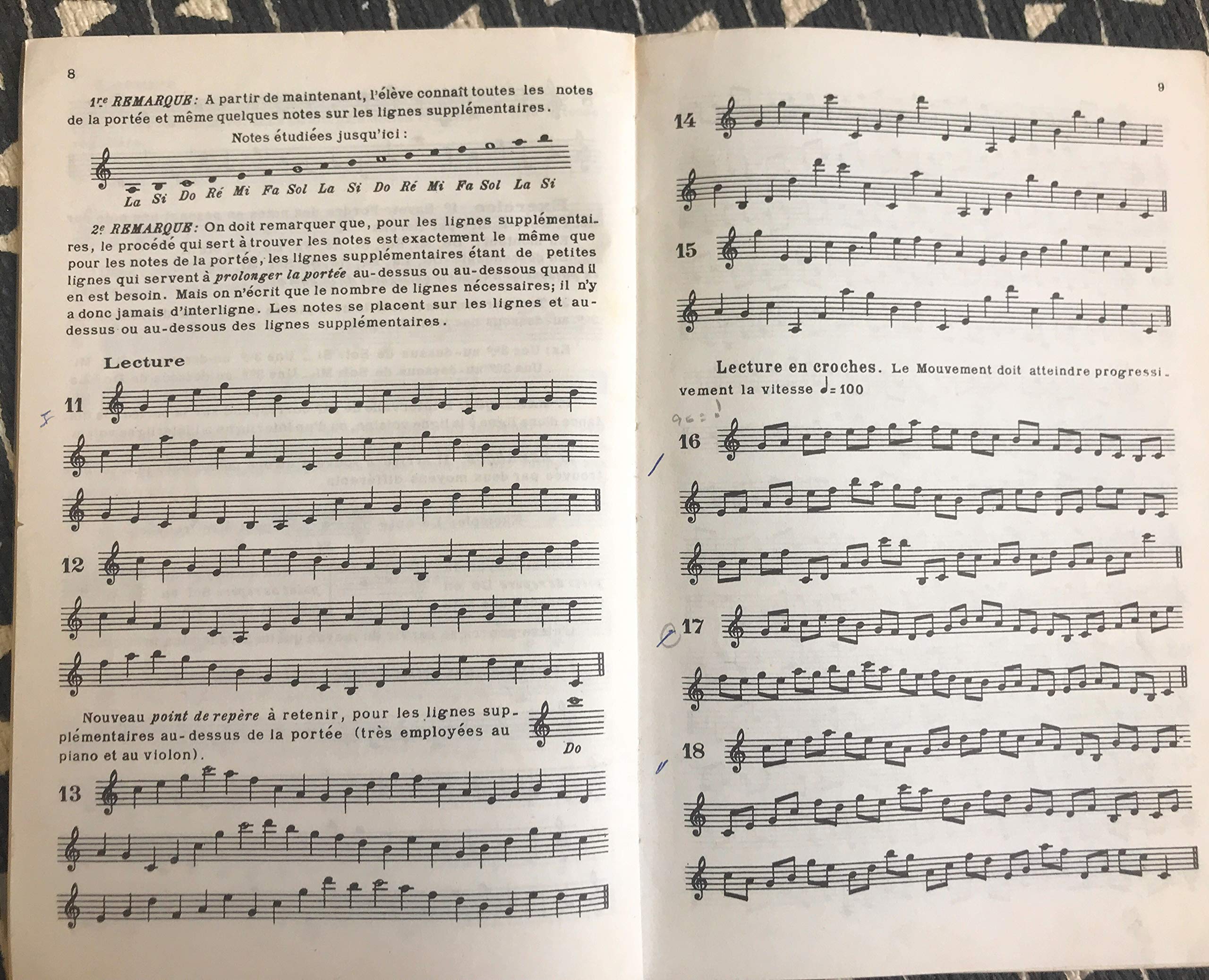 Manuel pratique pour l'etude des cles de sol, fa et ut - 1928