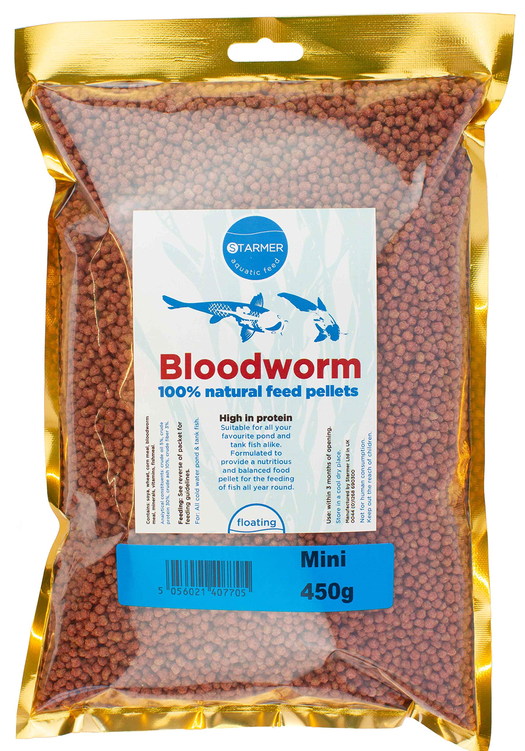 Bloodworm floating pellets / 3mm mini / 450g