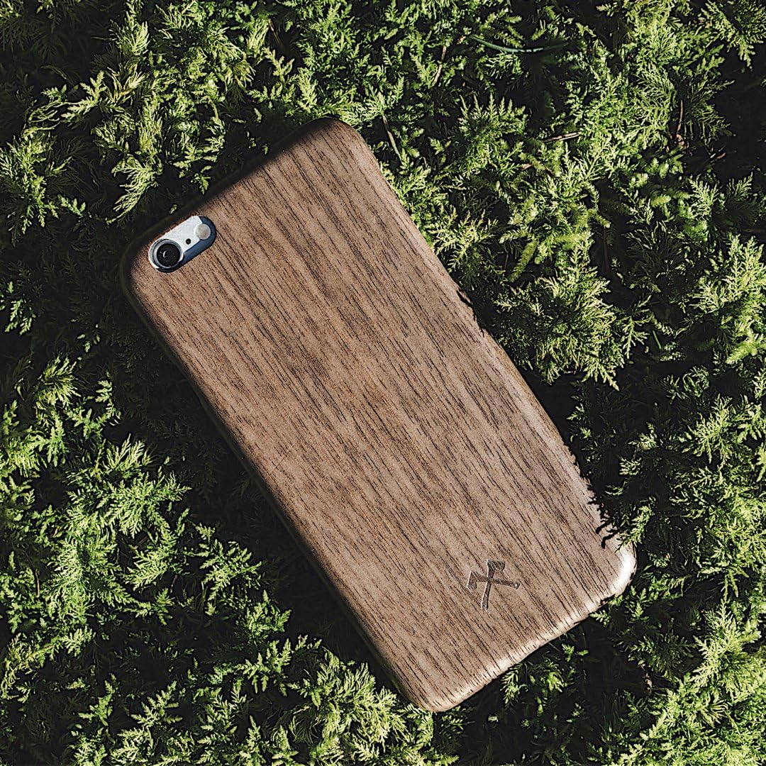 Weekly Top Sale Woodcessories - Case Compatible with iPhone 6 / iPhone 6s, Protection Made of Real, Sustainable Wood Premium Design, EcoCase Slim (Walnut)