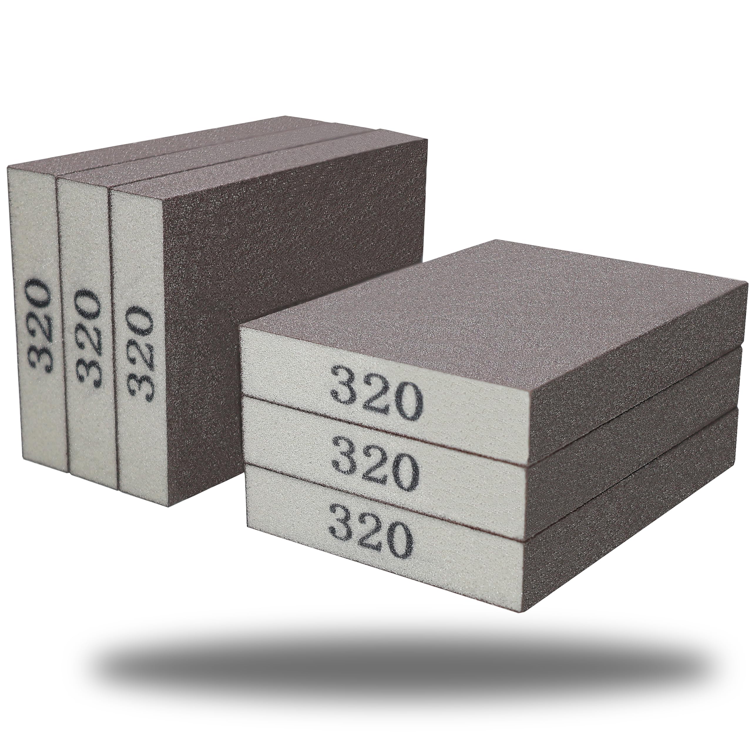 320 Grit Sanding Sponges - 6 Pack -1