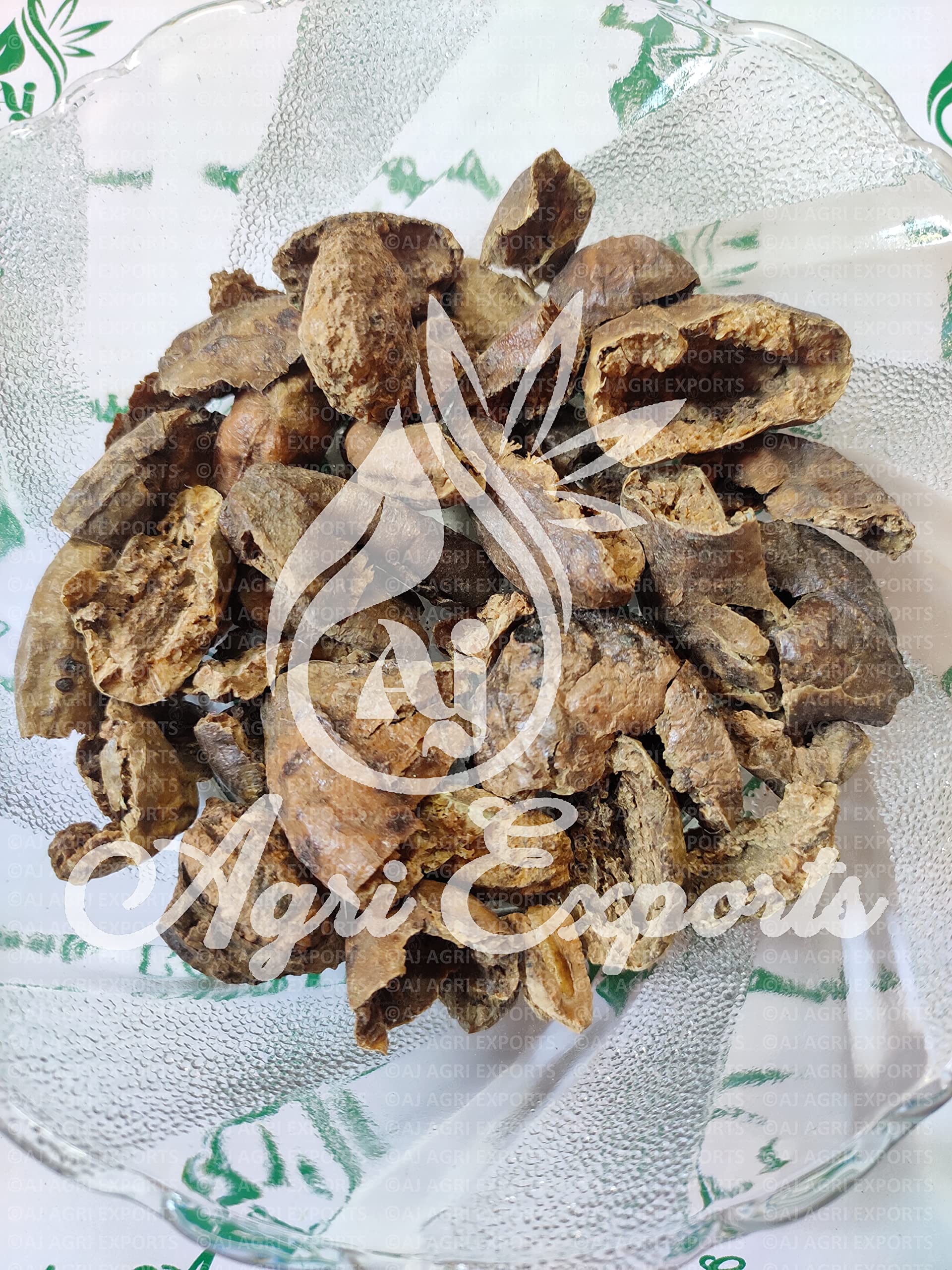 AJ AGRI EXPORTS Harad Chilka - Badi Harad Chilka - Harad Pili Chilka - Haritaki - Harad Badi Chilka - Yellow Chebulic Myrobalan Shell Without Seeds - Terminalia Chebula - हर्रा छिलका (100 Grams) - Image 2 thumbnail