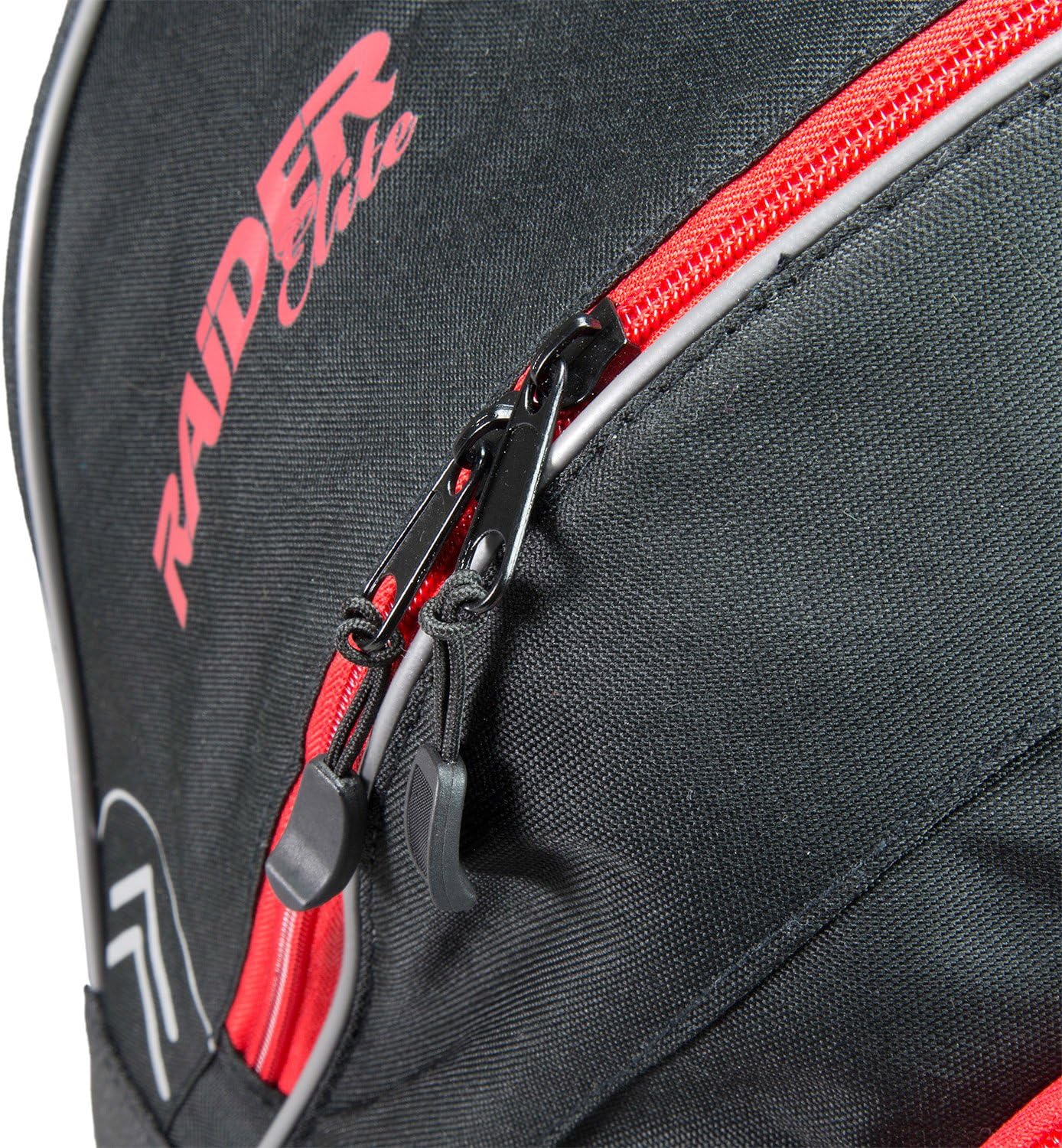 Raider Elite Motorcycle Helmet Bag Storage Fleece Lined Zip Up Black - Waterproof Shell : Automotive