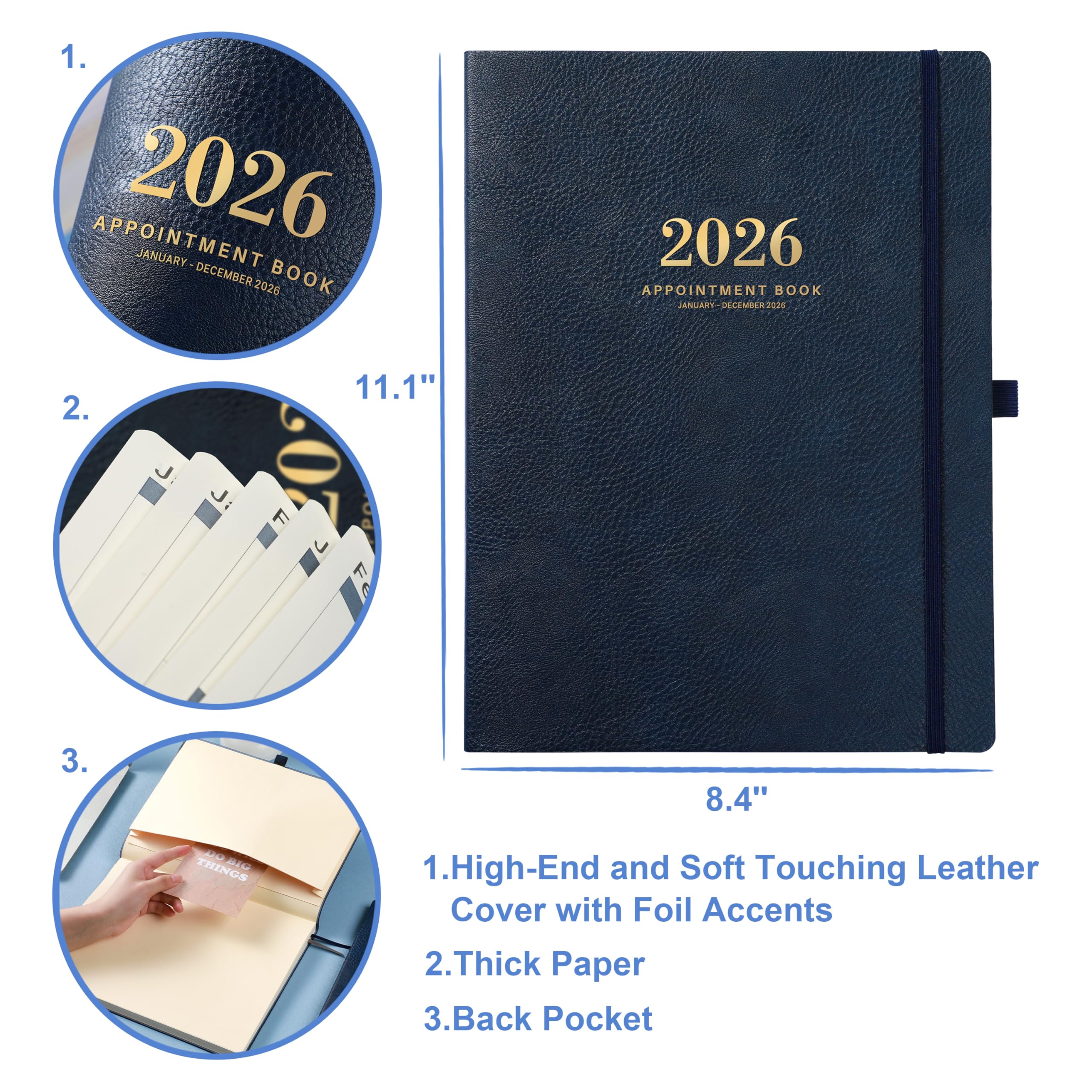 2025 Appointment Book - Daily Planner 2025 From Jan.2025-Dec. 2025, 30