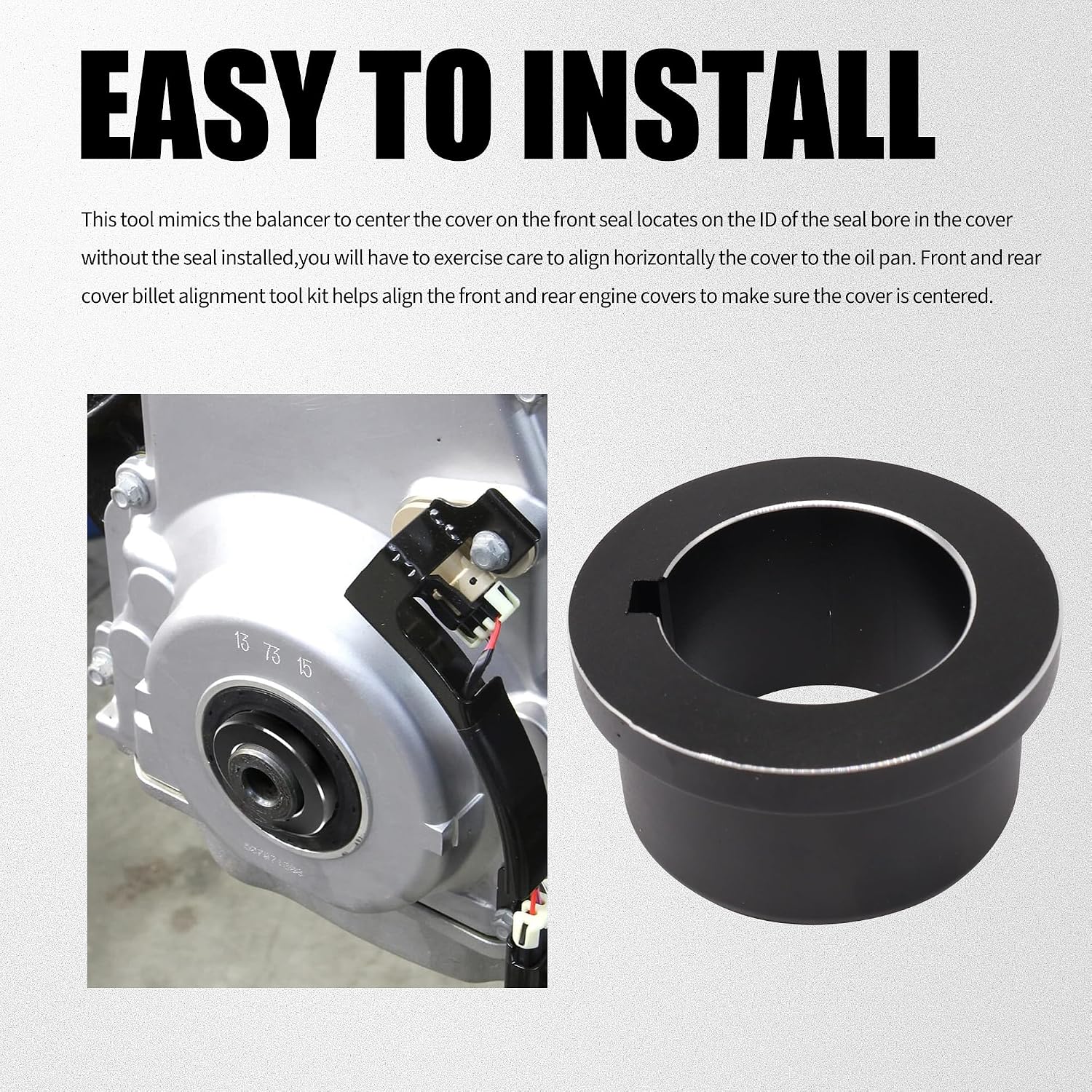 LS Timing Cover Alignment Tool Compatible with GM LS Series Engines