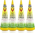 Victor M6006 Outdoor Mole & Gopher Poison Peanuts, Mole and Gopher Killer Bait, 4 Pack