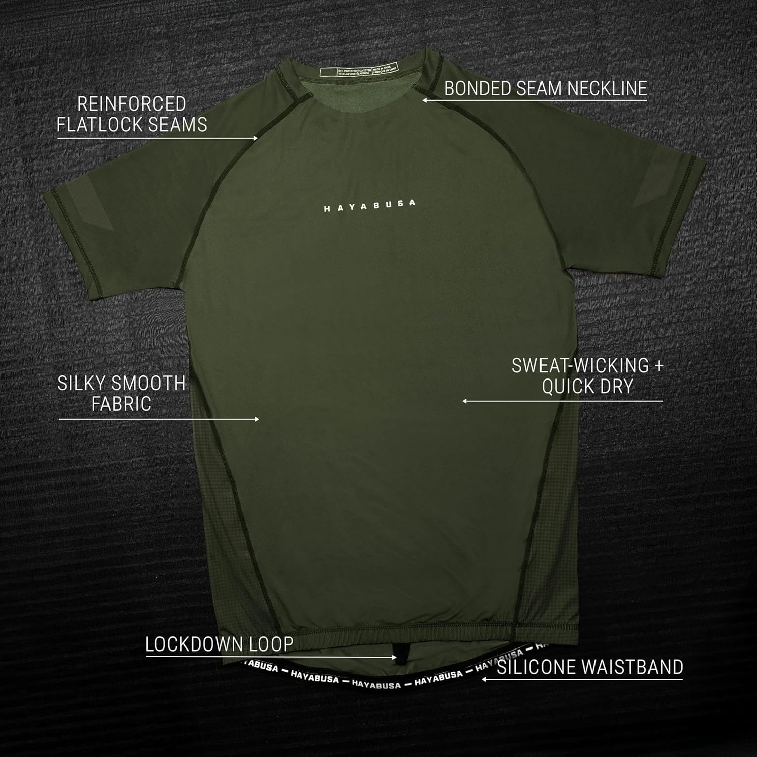 Hayabusa Core Rash Guard for Men Short Sleeve - Image 7