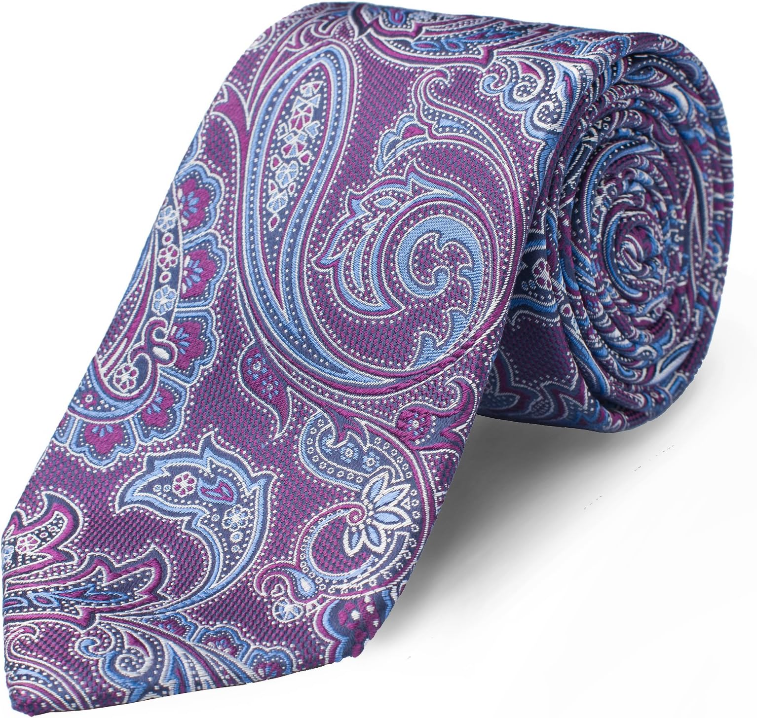 Classic 100% Silk Elegant Paisley Tie